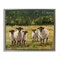 Stupell Industries Flock of Sheep Painting Framed Floater Canvas Wall Art